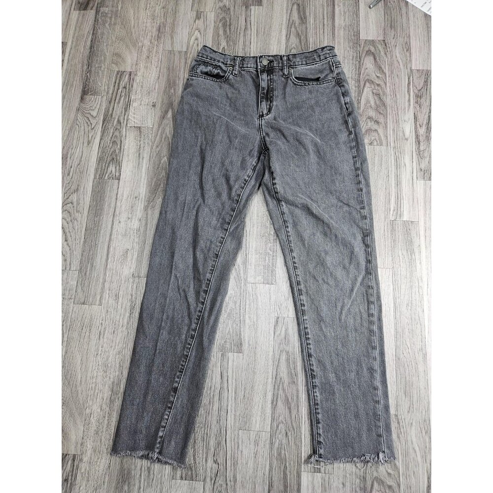 (3/$35)‎ Universal Thread Jeans Womens 00 / 24 Boyfriend Charcoal Distressed